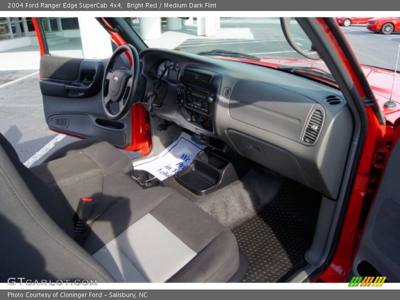 Bright Red / Medium Dark Flint 2004 Ford Ranger Edge SuperCab 4x4