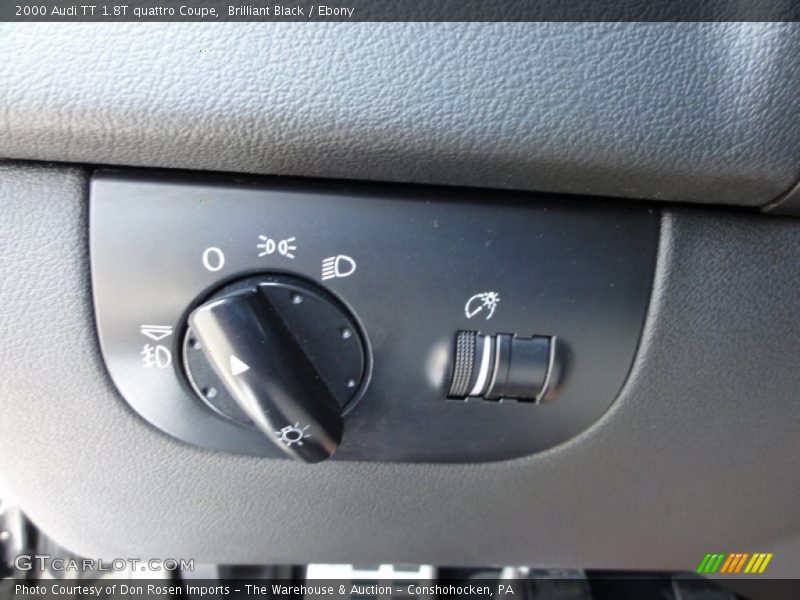 Controls of 2000 TT 1.8T quattro Coupe