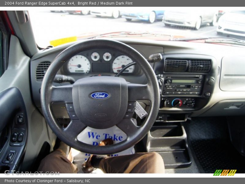 Bright Red / Medium Dark Flint 2004 Ford Ranger Edge SuperCab 4x4