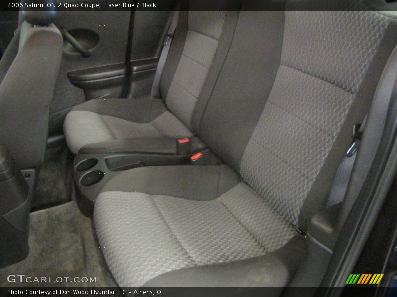 Laser Blue / Black 2006 Saturn ION 2 Quad Coupe