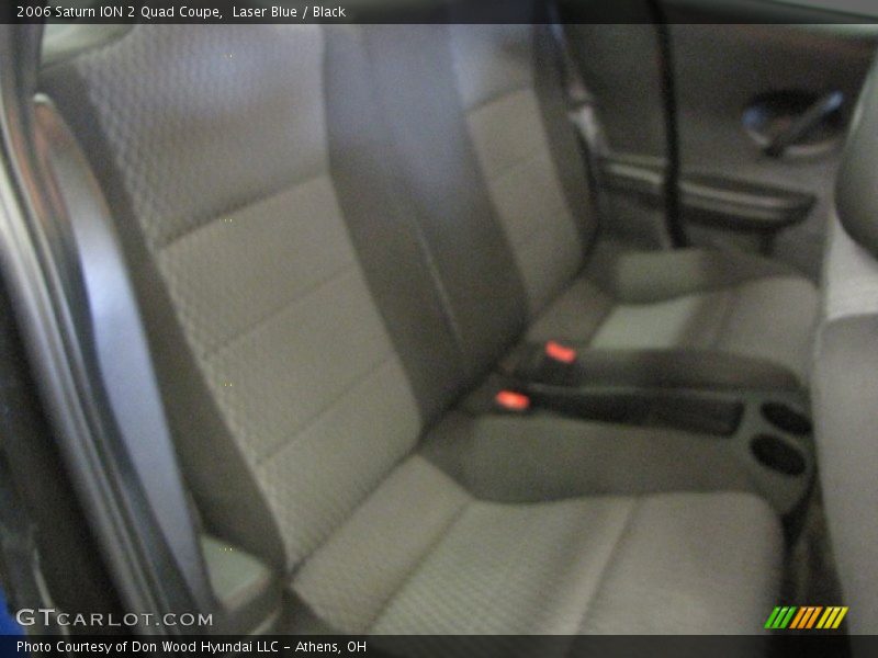 Laser Blue / Black 2006 Saturn ION 2 Quad Coupe