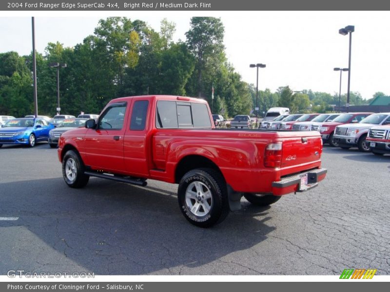 Bright Red / Medium Dark Flint 2004 Ford Ranger Edge SuperCab 4x4