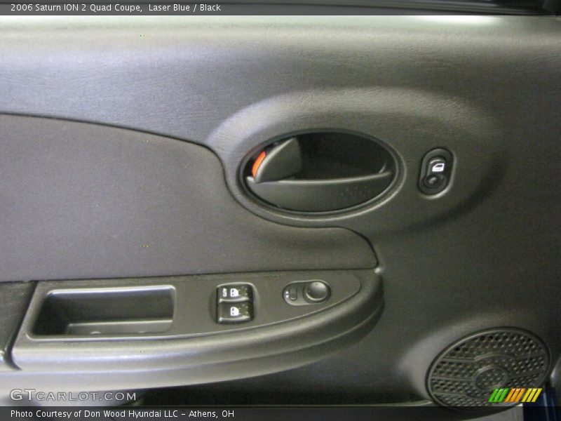 Laser Blue / Black 2006 Saturn ION 2 Quad Coupe