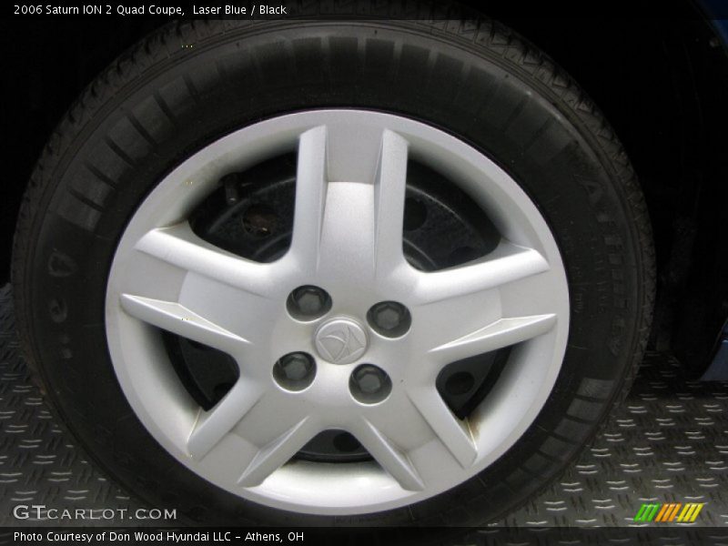 Laser Blue / Black 2006 Saturn ION 2 Quad Coupe