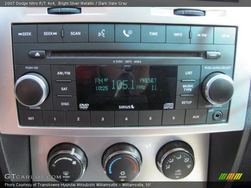 Bright Silver Metallic / Dark Slate Gray 2007 Dodge Nitro R/T 4x4