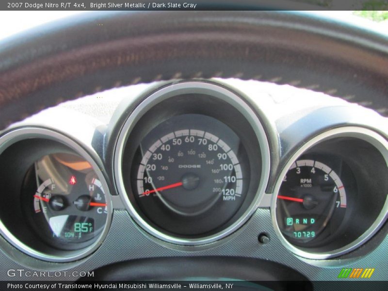 Bright Silver Metallic / Dark Slate Gray 2007 Dodge Nitro R/T 4x4