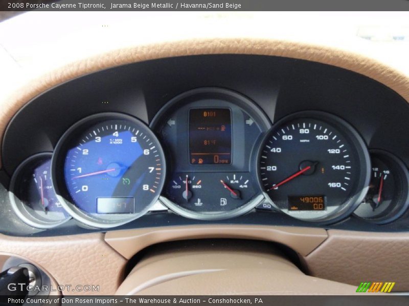Jarama Beige Metallic / Havanna/Sand Beige 2008 Porsche Cayenne Tiptronic