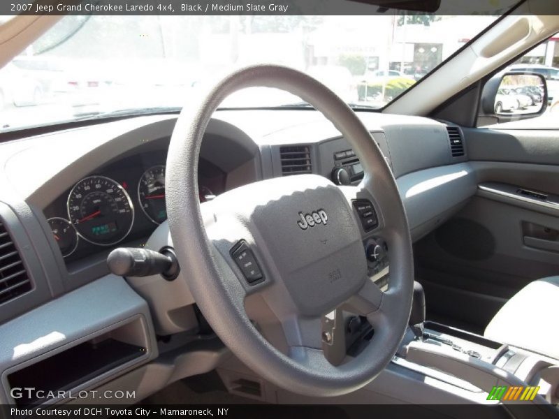 Black / Medium Slate Gray 2007 Jeep Grand Cherokee Laredo 4x4