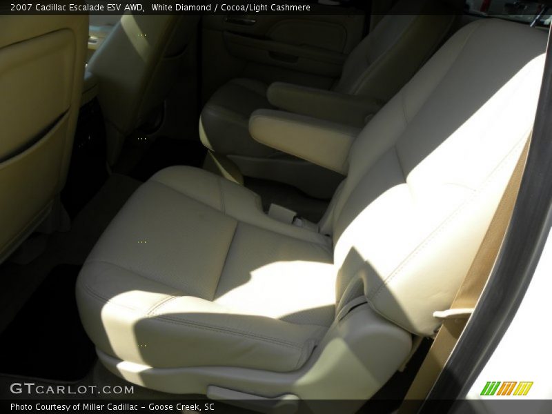 White Diamond / Cocoa/Light Cashmere 2007 Cadillac Escalade ESV AWD