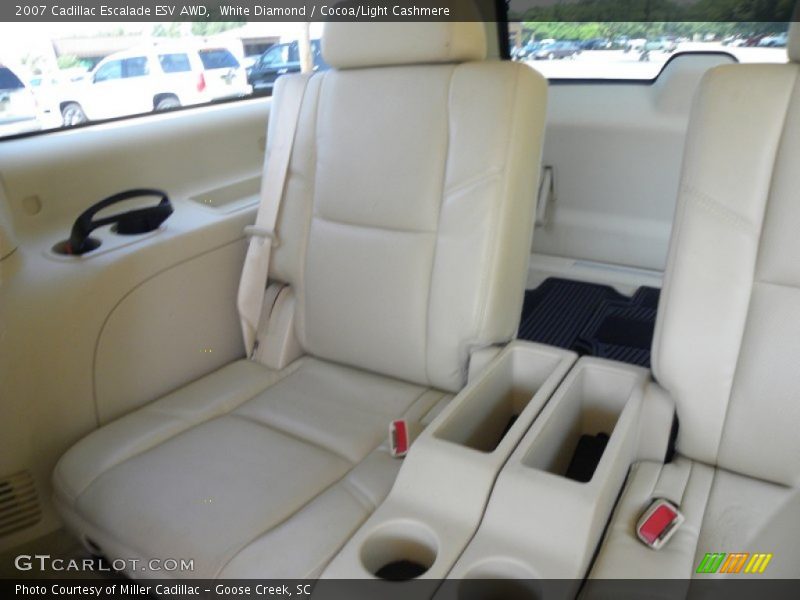 White Diamond / Cocoa/Light Cashmere 2007 Cadillac Escalade ESV AWD