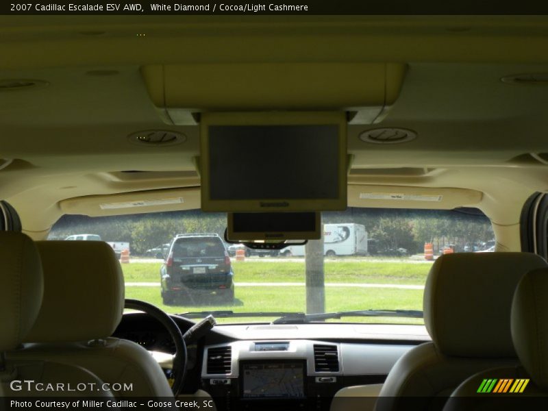 White Diamond / Cocoa/Light Cashmere 2007 Cadillac Escalade ESV AWD