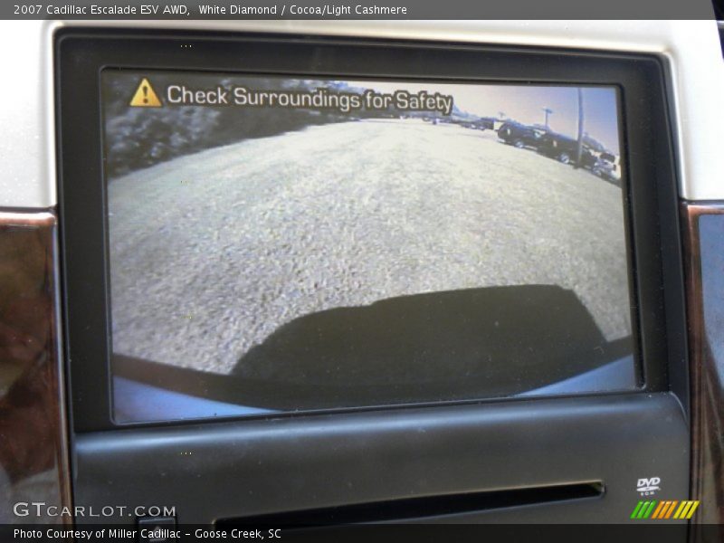 White Diamond / Cocoa/Light Cashmere 2007 Cadillac Escalade ESV AWD