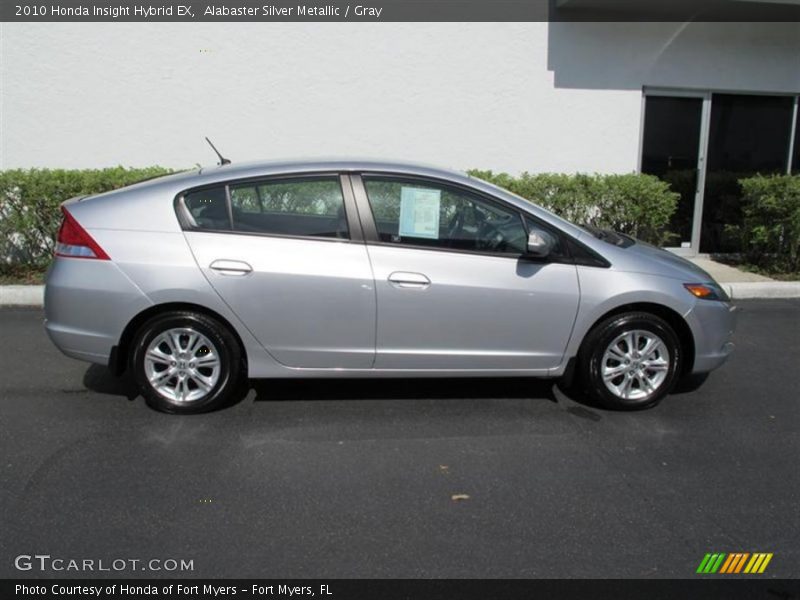 Alabaster Silver Metallic / Gray 2010 Honda Insight Hybrid EX