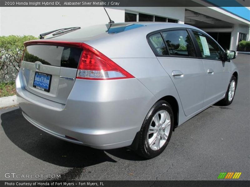 Alabaster Silver Metallic / Gray 2010 Honda Insight Hybrid EX