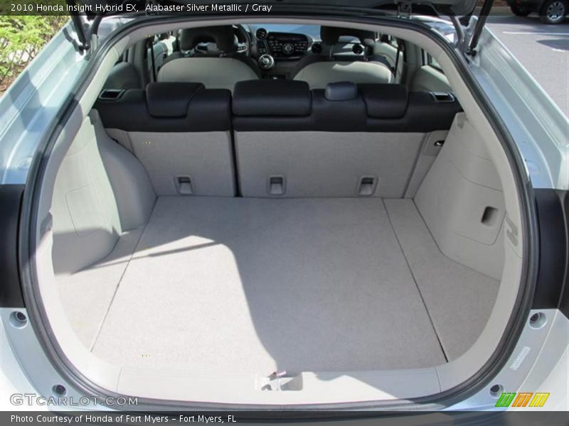 Alabaster Silver Metallic / Gray 2010 Honda Insight Hybrid EX