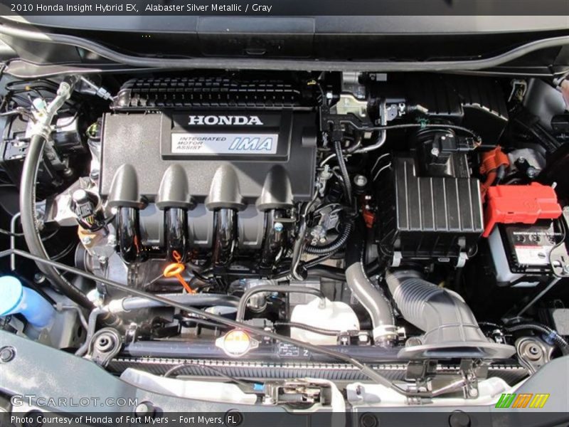 Alabaster Silver Metallic / Gray 2010 Honda Insight Hybrid EX