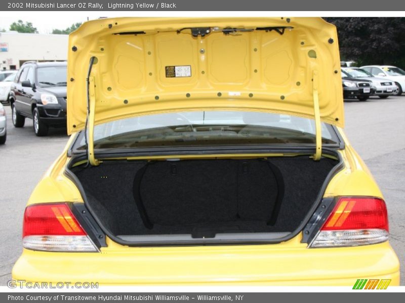 Lightning Yellow / Black 2002 Mitsubishi Lancer OZ Rally