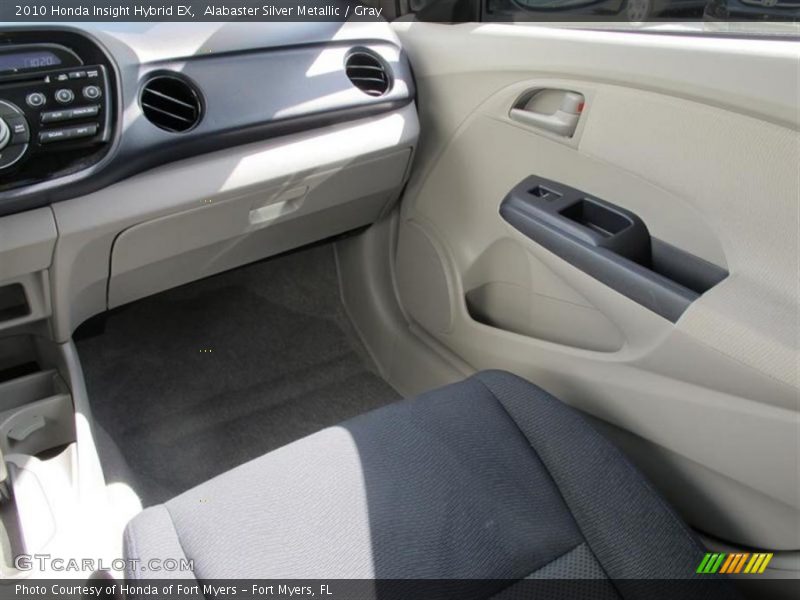 Alabaster Silver Metallic / Gray 2010 Honda Insight Hybrid EX