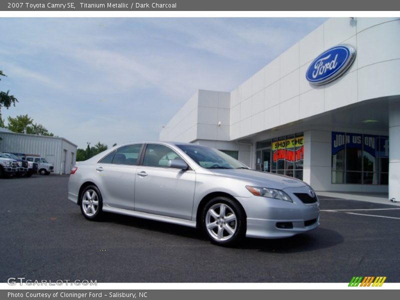 Titanium Metallic / Dark Charcoal 2007 Toyota Camry SE