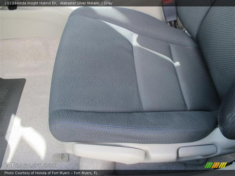 Alabaster Silver Metallic / Gray 2010 Honda Insight Hybrid EX