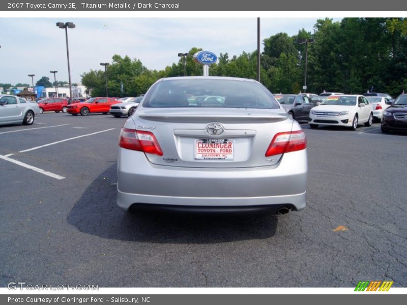 Titanium Metallic / Dark Charcoal 2007 Toyota Camry SE