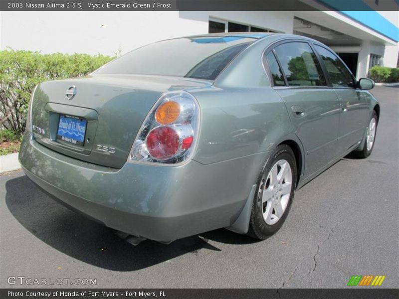 Mystic Emerald Green / Frost 2003 Nissan Altima 2.5 S