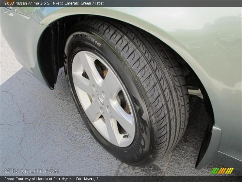 Mystic Emerald Green / Frost 2003 Nissan Altima 2.5 S