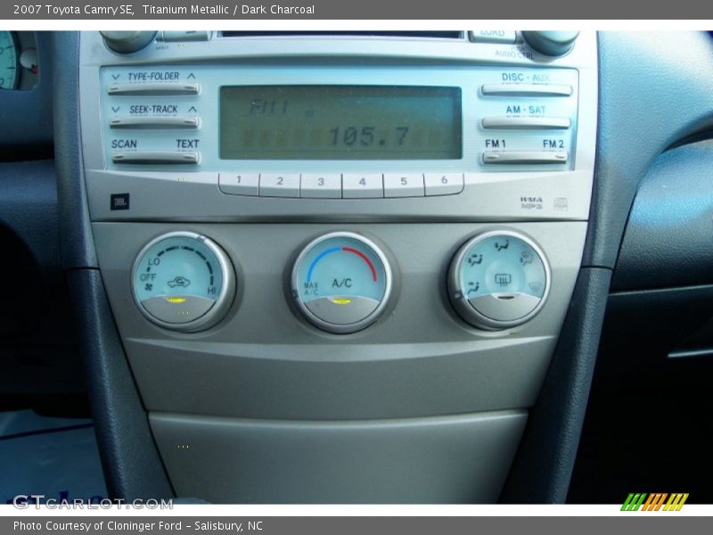 Titanium Metallic / Dark Charcoal 2007 Toyota Camry SE