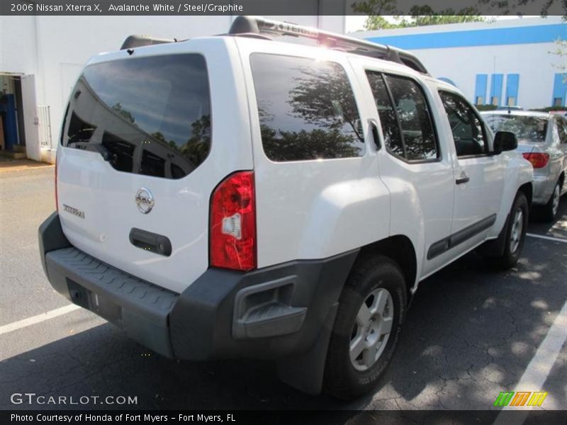 Avalanche White / Steel/Graphite 2006 Nissan Xterra X