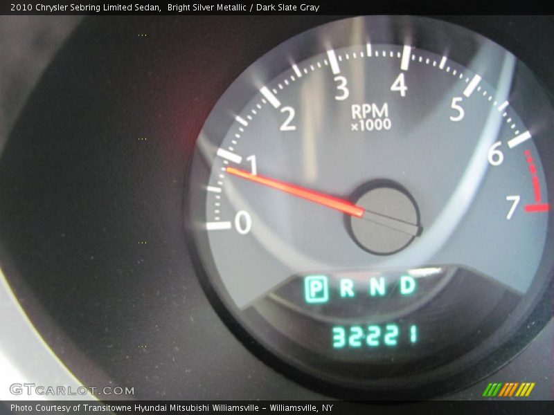 Bright Silver Metallic / Dark Slate Gray 2010 Chrysler Sebring Limited Sedan