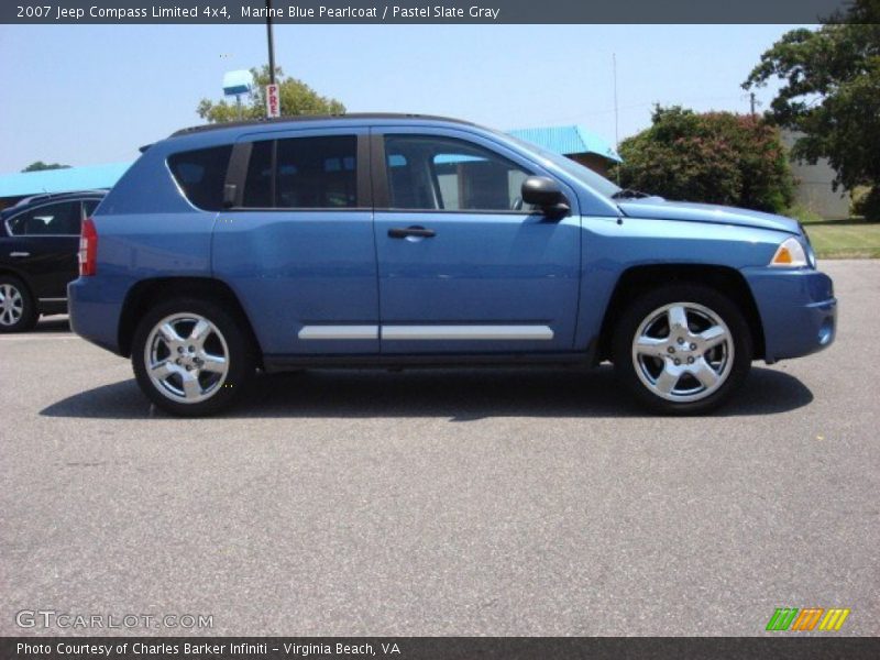 Marine Blue Pearlcoat / Pastel Slate Gray 2007 Jeep Compass Limited 4x4