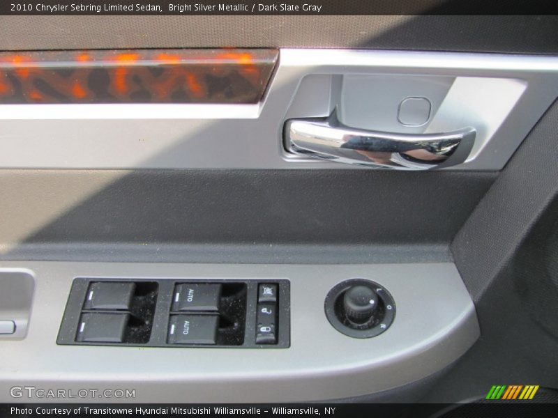 Bright Silver Metallic / Dark Slate Gray 2010 Chrysler Sebring Limited Sedan