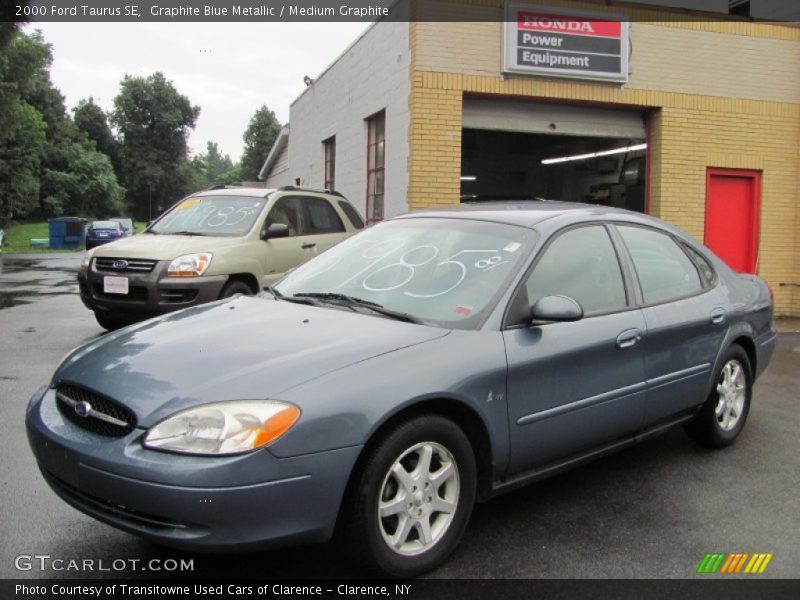 Graphite Blue Metallic / Medium Graphite 2000 Ford Taurus SE