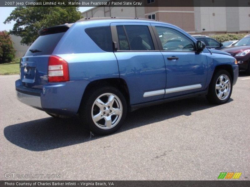 Marine Blue Pearlcoat / Pastel Slate Gray 2007 Jeep Compass Limited 4x4