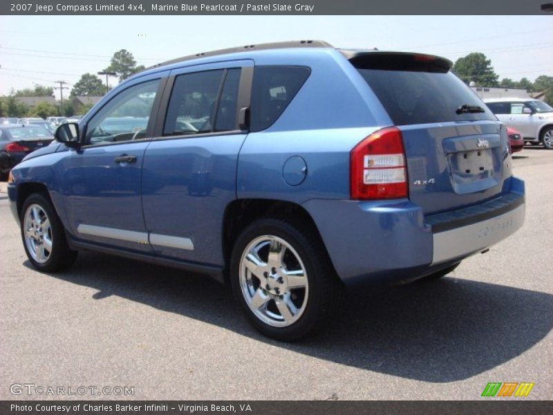 Marine Blue Pearlcoat / Pastel Slate Gray 2007 Jeep Compass Limited 4x4