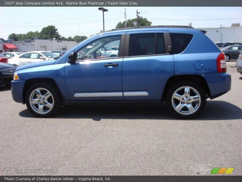 Marine Blue Pearlcoat / Pastel Slate Gray 2007 Jeep Compass Limited 4x4