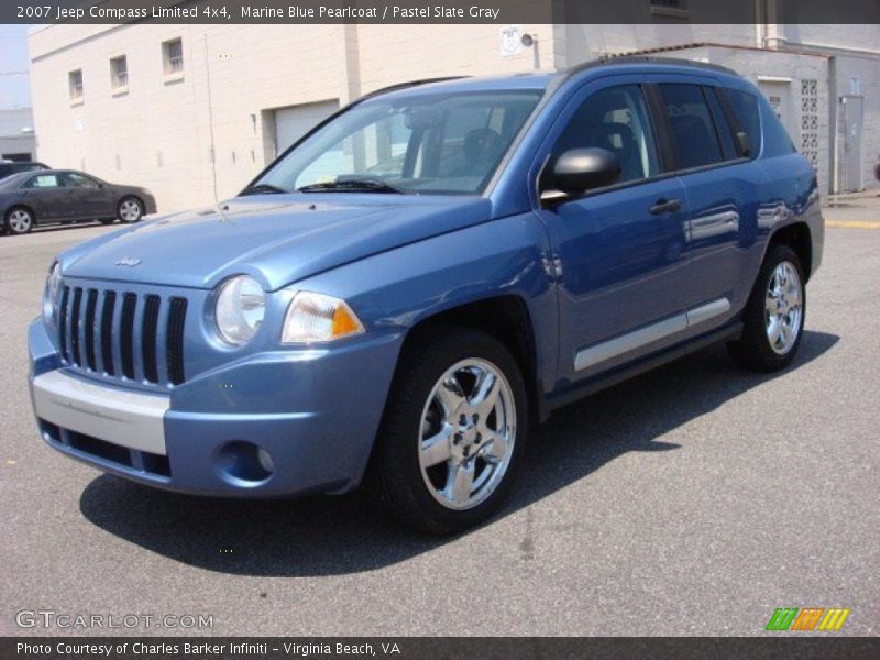 Marine Blue Pearlcoat / Pastel Slate Gray 2007 Jeep Compass Limited 4x4