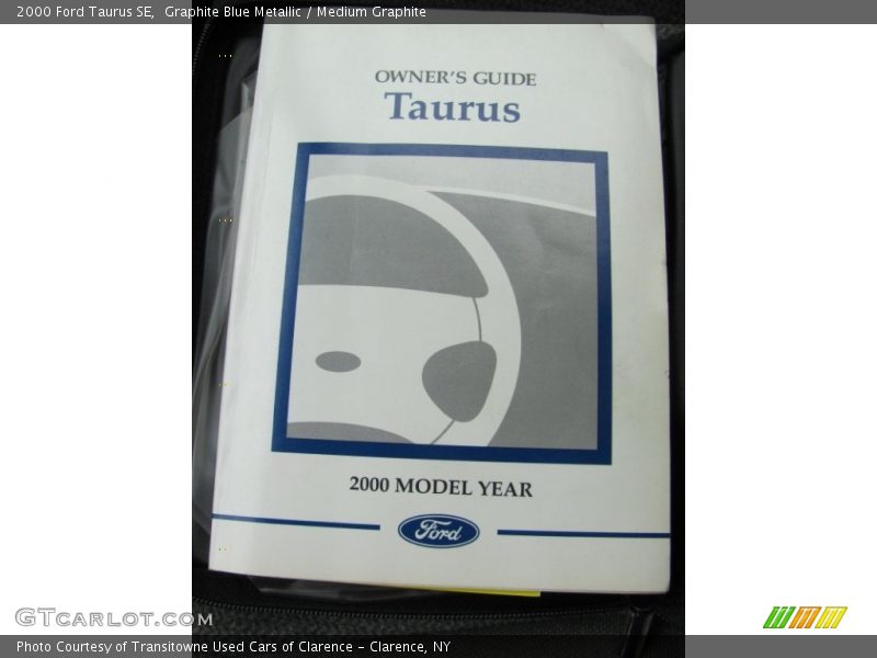 Graphite Blue Metallic / Medium Graphite 2000 Ford Taurus SE