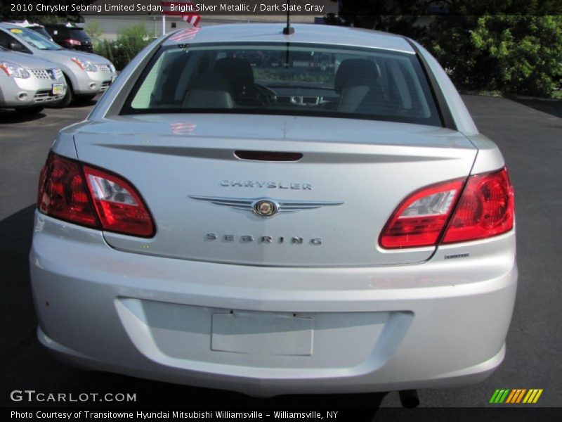 Bright Silver Metallic / Dark Slate Gray 2010 Chrysler Sebring Limited Sedan