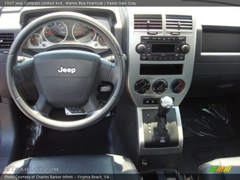 Marine Blue Pearlcoat / Pastel Slate Gray 2007 Jeep Compass Limited 4x4