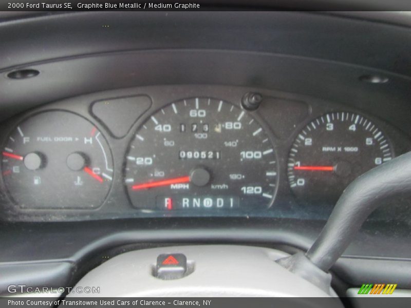 Graphite Blue Metallic / Medium Graphite 2000 Ford Taurus SE