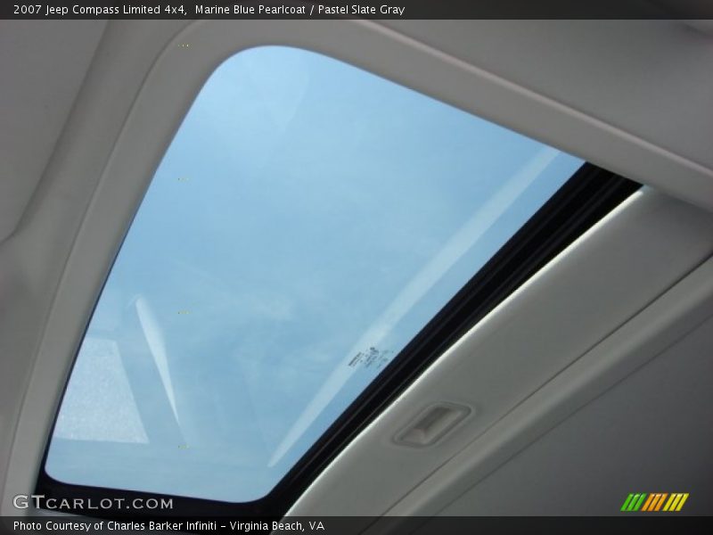 Marine Blue Pearlcoat / Pastel Slate Gray 2007 Jeep Compass Limited 4x4