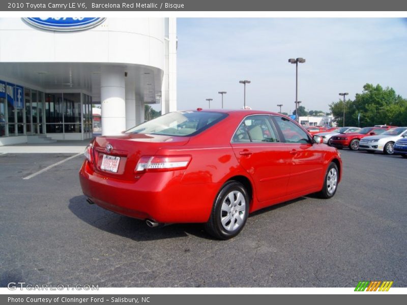 Barcelona Red Metallic / Bisque 2010 Toyota Camry LE V6