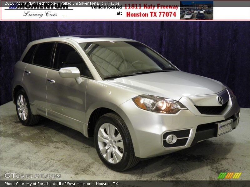 Palladium Silver Metallic / Taupe 2010 Acura RDX Technology