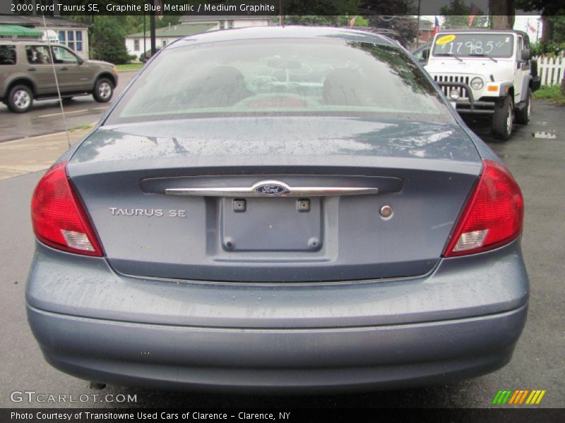 Graphite Blue Metallic / Medium Graphite 2000 Ford Taurus SE
