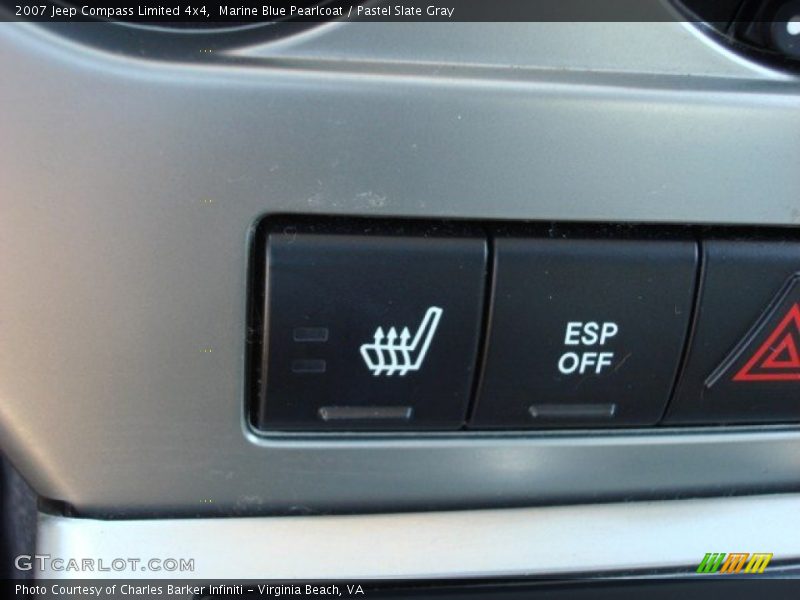 Marine Blue Pearlcoat / Pastel Slate Gray 2007 Jeep Compass Limited 4x4