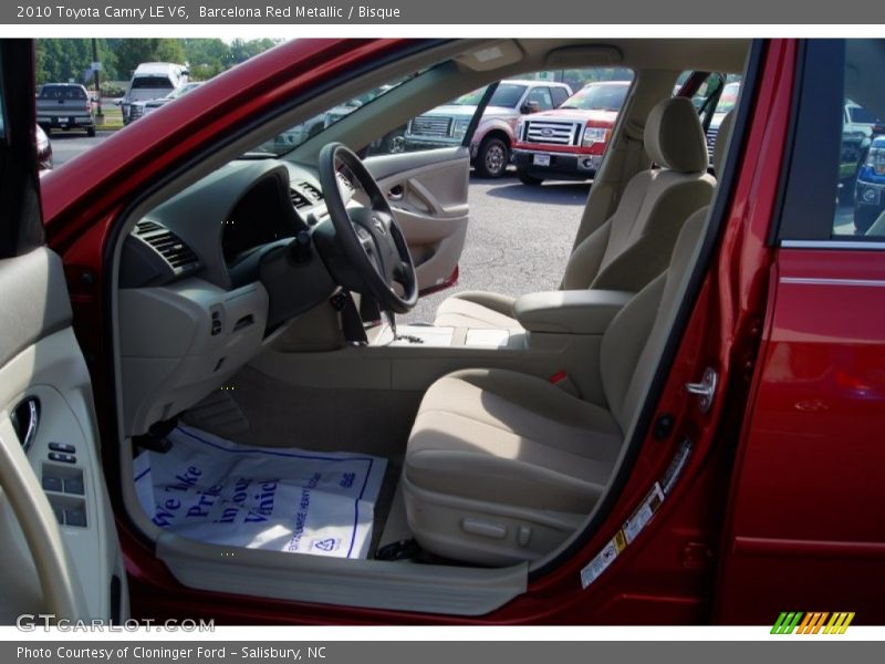 Barcelona Red Metallic / Bisque 2010 Toyota Camry LE V6