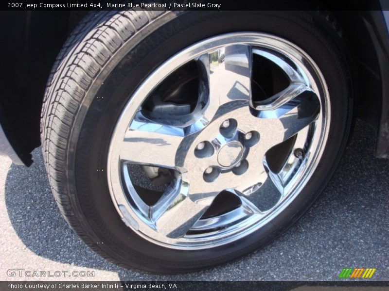 Marine Blue Pearlcoat / Pastel Slate Gray 2007 Jeep Compass Limited 4x4