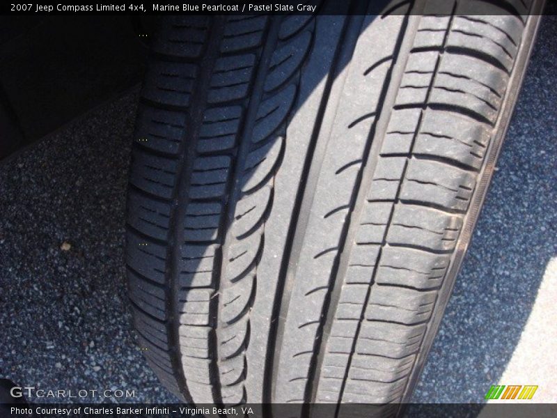 Marine Blue Pearlcoat / Pastel Slate Gray 2007 Jeep Compass Limited 4x4