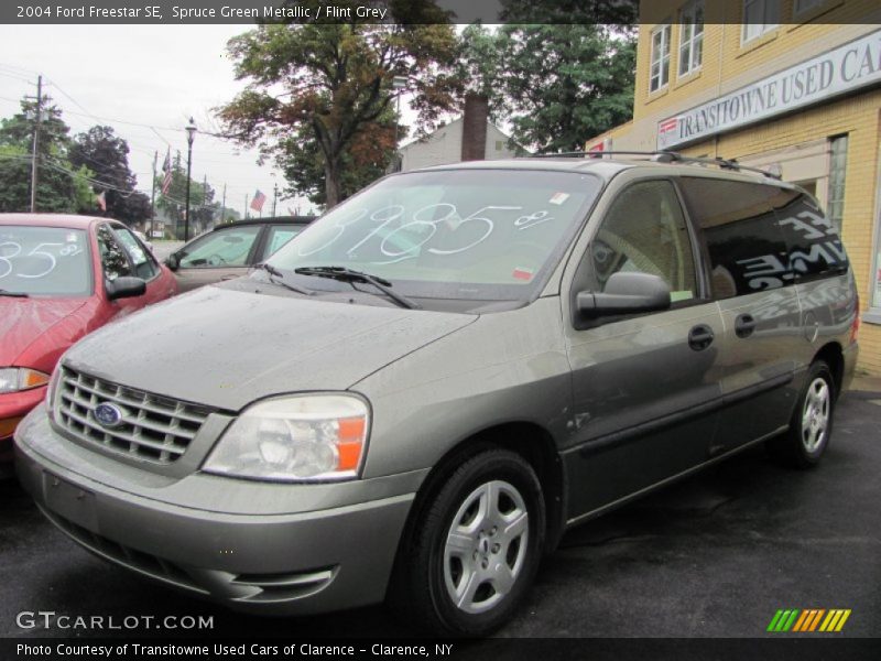 Spruce Green Metallic / Flint Grey 2004 Ford Freestar SE